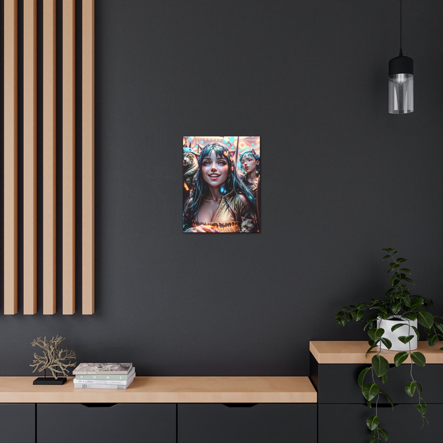 Cat Dance 🐱🪩 - Canvas Gallery Wraps: Elevate Your Space with Artistic Excellence!