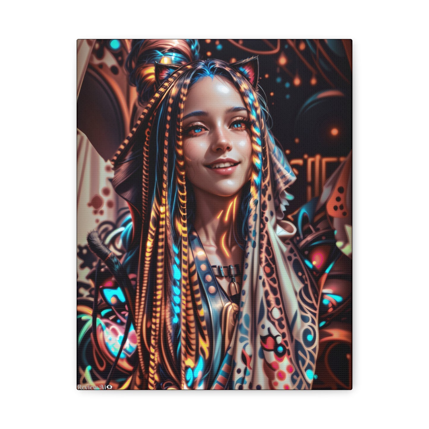 Cat Dance 🐱🪩 - Canvas Gallery Wraps: Elevate Your Space with Artistic Excellence!