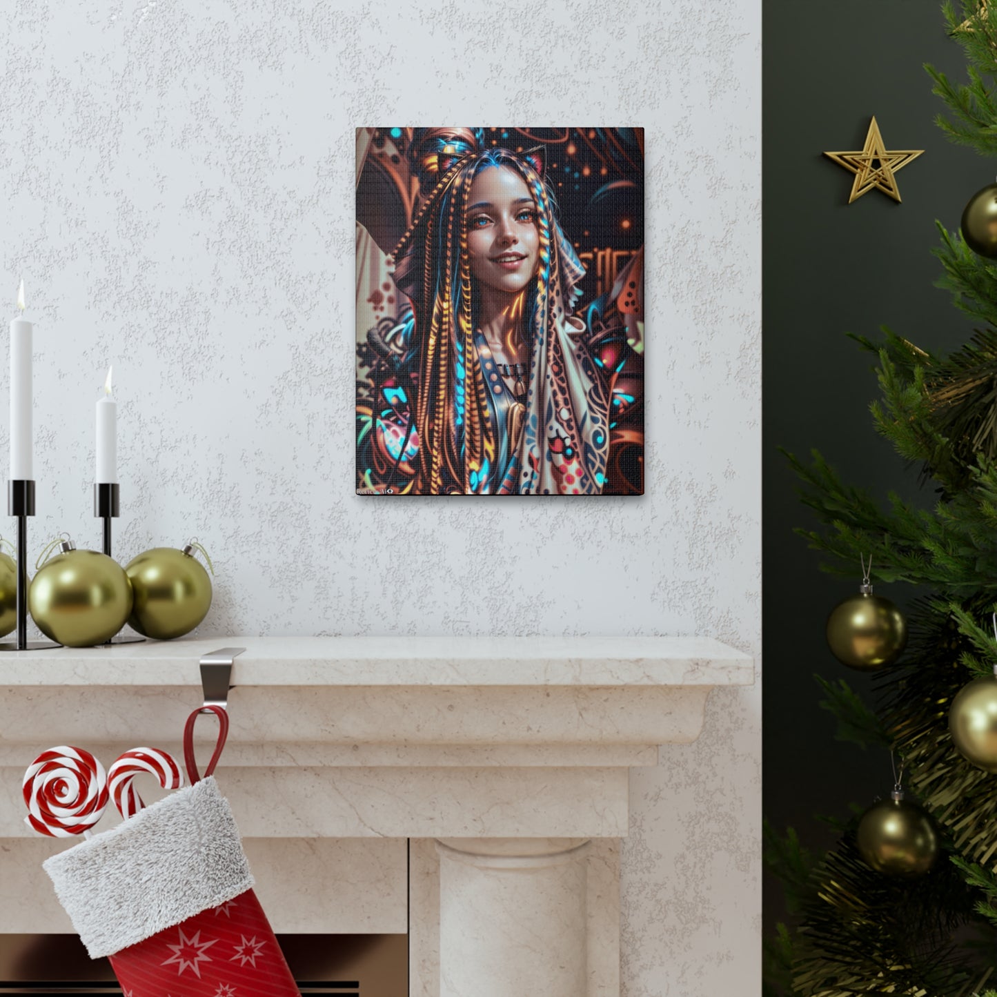 Cat Dance 🐱🪩 - Canvas Gallery Wraps: Elevate Your Space with Artistic Excellence!
