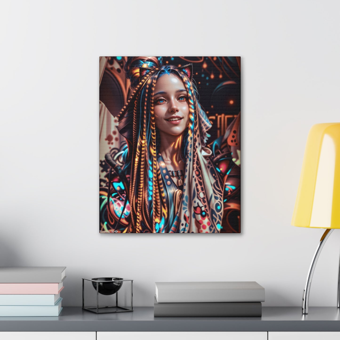 Cat Dance 🐱🪩 - Canvas Gallery Wraps: Elevate Your Space with Artistic Excellence!