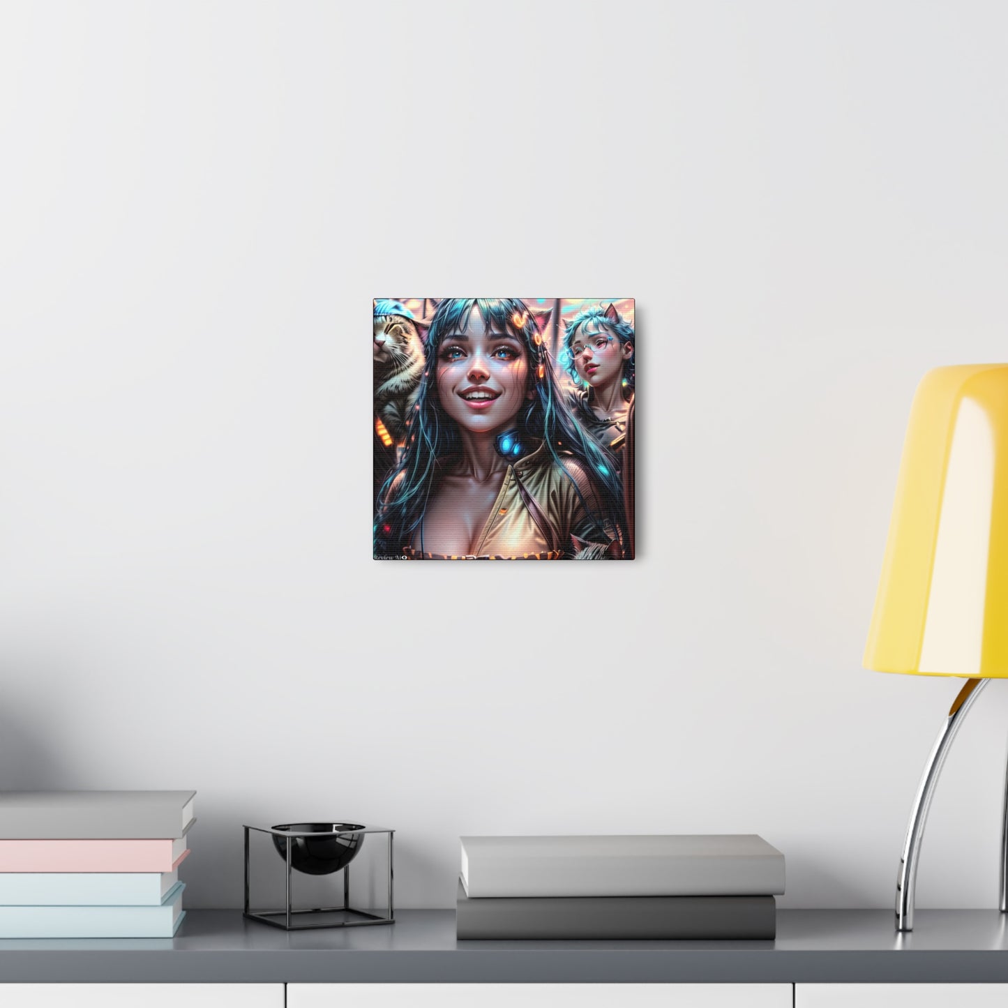 Cat Dance 🐱🪩 - Canvas Gallery Wraps: Elevate Your Space with Artistic Excellence!