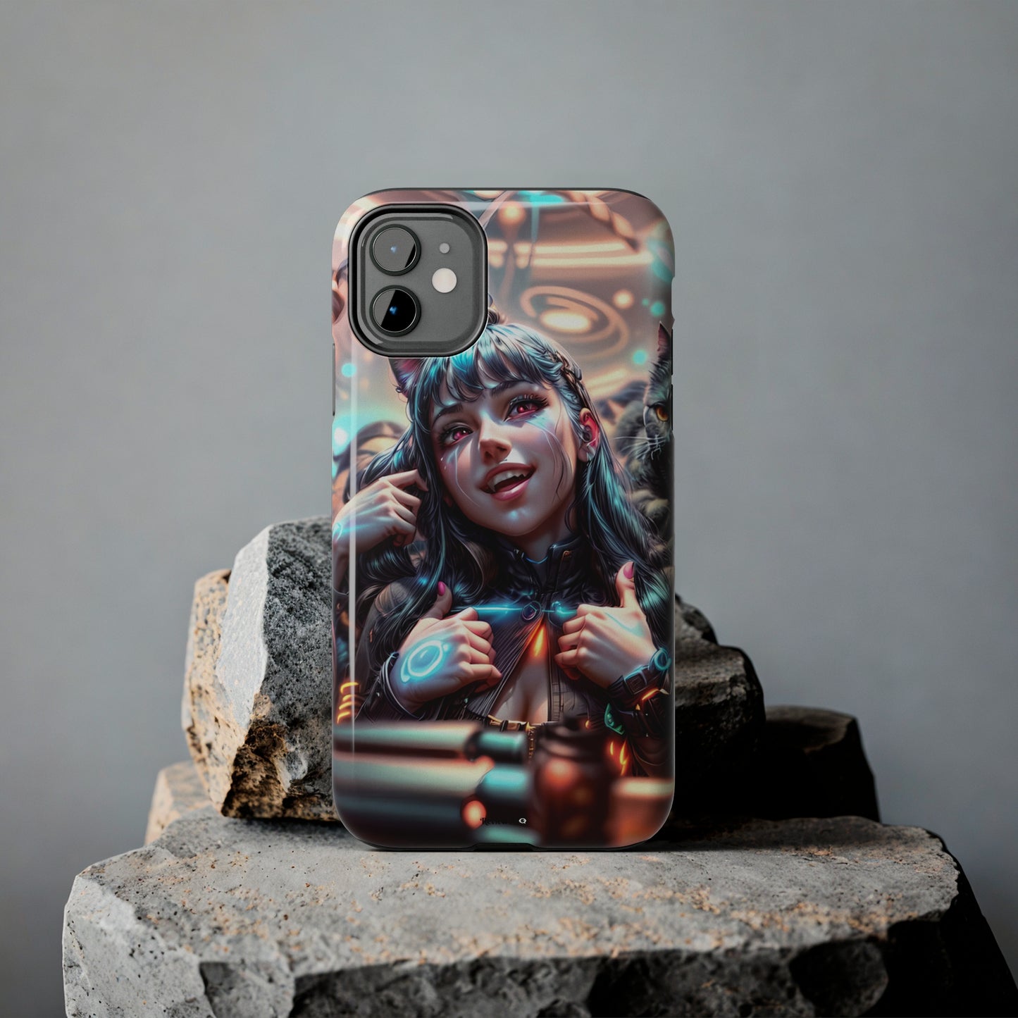 Cat Dance 🐱🪩 - iPhone Case - Stylish Protection for Your Device!