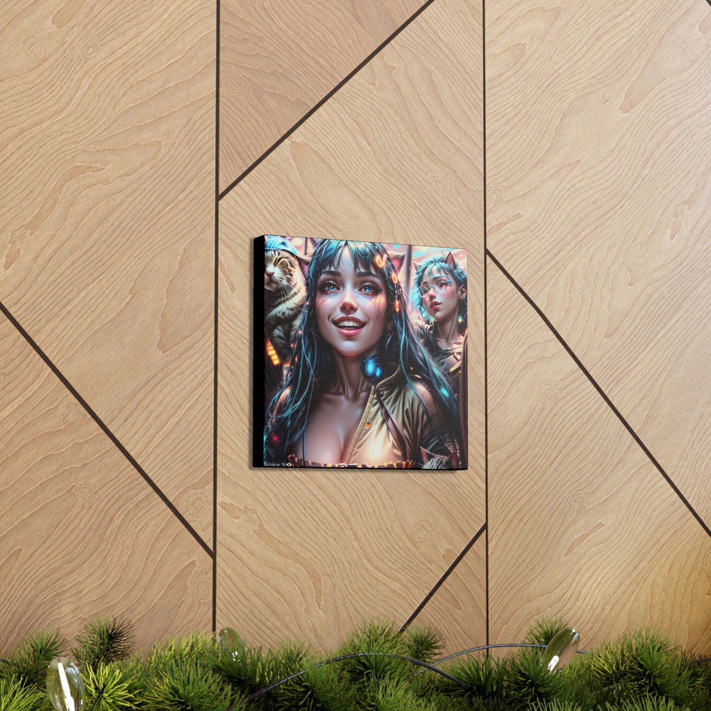 Cat Dance 🐱🪩 -  Canvas Gallery Wraps: Elevate Your Space with Artistic Excellence!