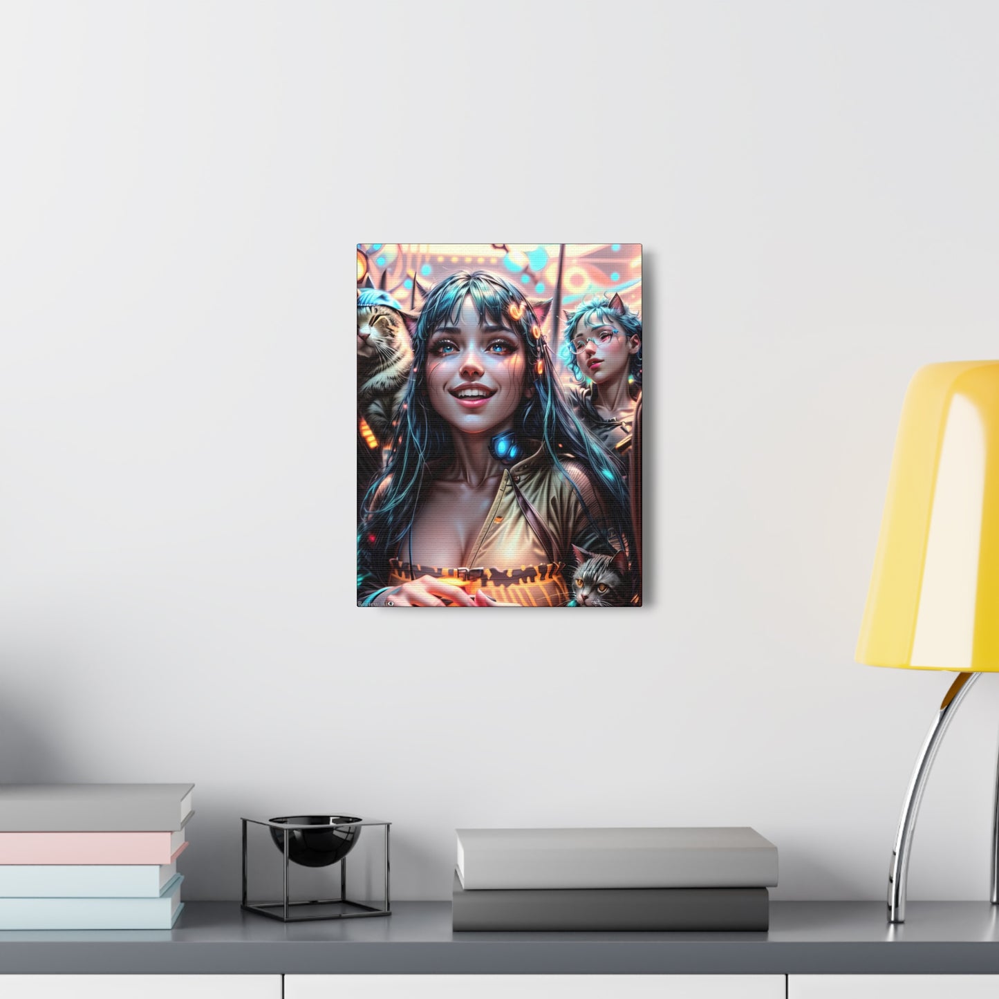 Cat Dance 🐱🪩 -  Canvas Gallery Wraps: Elevate Your Space with Artistic Excellence!