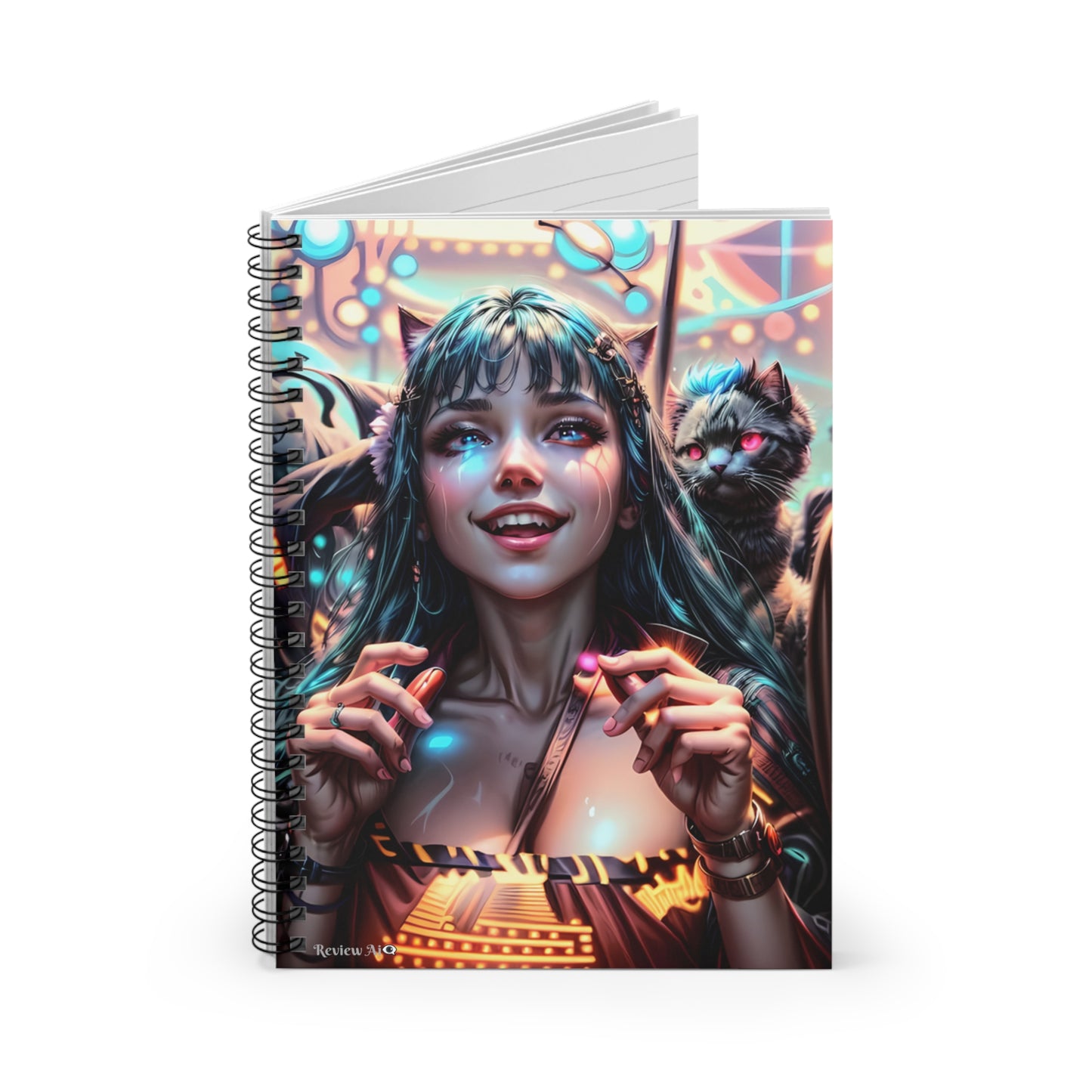 Cute & Creative Cat Dance 🐱🪩 - Spiral Notebook: Perfect for Your Young & Vibrant Life